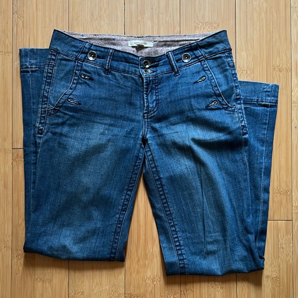 HERITAGE 1981 BOOT CUT WIDE LEG JEANS